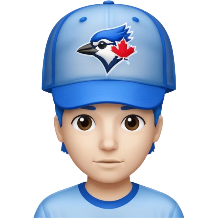 a see throug top of a roty that has a brain that you can whering a 67 shirt and a toronto blue jays hat emoji