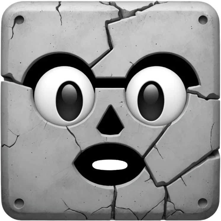 A Block saying "internet" lying on a street emoji