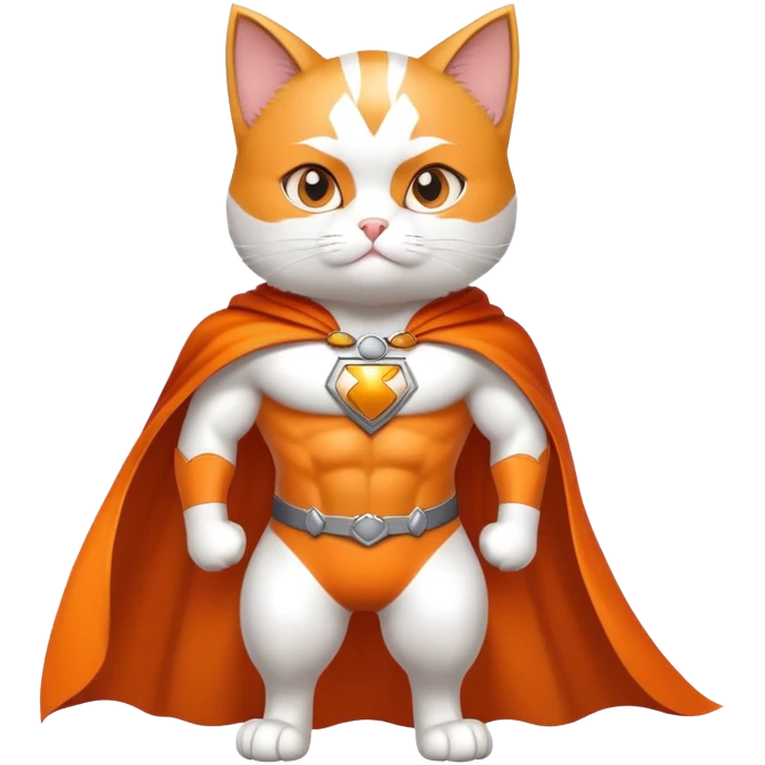 superhero cat emoji
