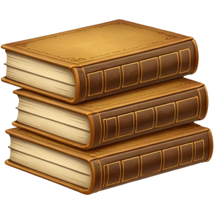 stack of old books emoji