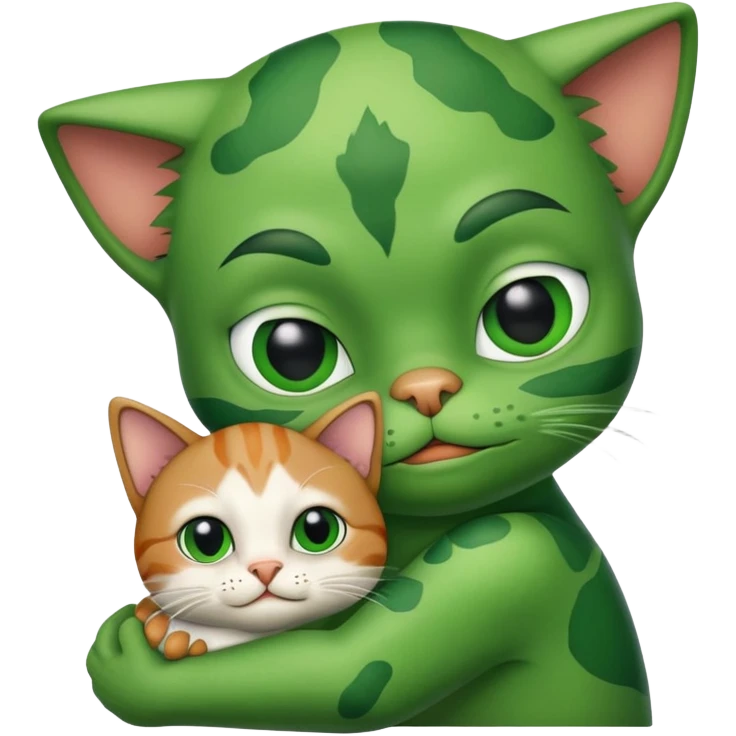 pepe hold the cat emoji