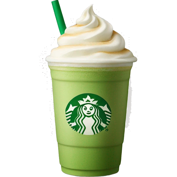 Matcha latte von Starbucks  emoji