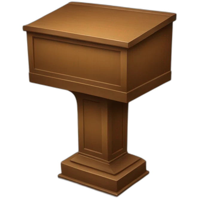 lectern emoji