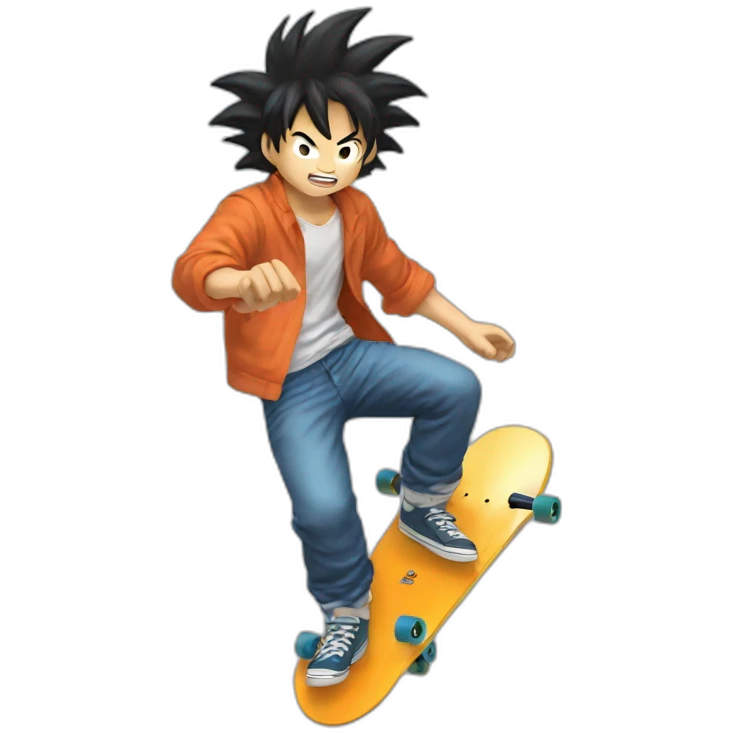 Sangoku skateboard emoji
