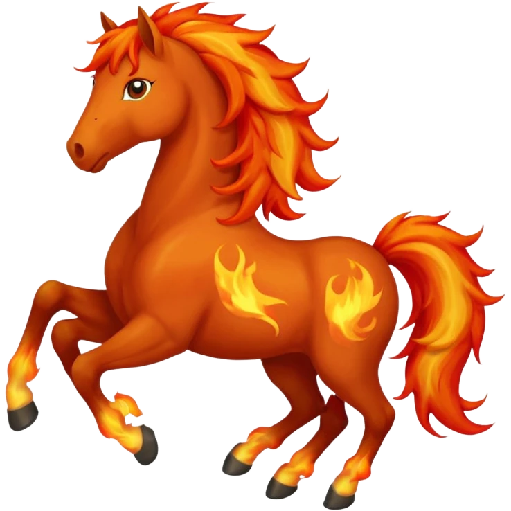 fire horse emoji
