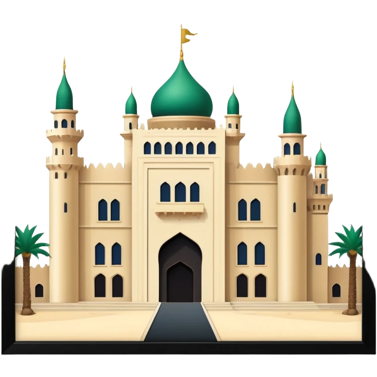 the prince's palace in Riyadh. emoji