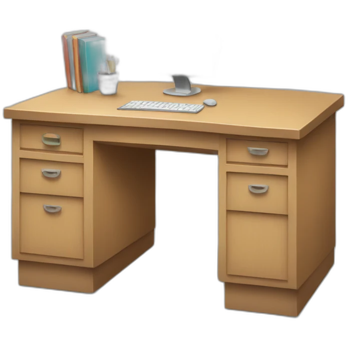 Student desk material emoji