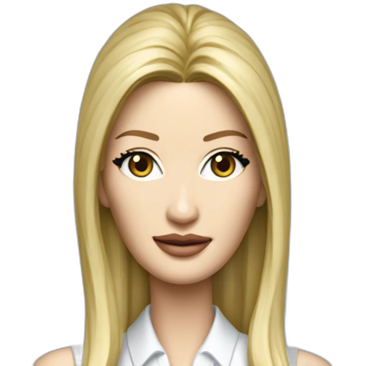 Hyper-realistic slimy ivanka trump tall figurine emoji