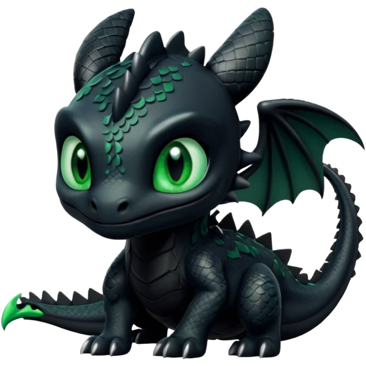 How to train your dragon toothless emoji