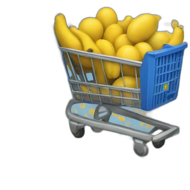 BLU AND YELLOW hypermarket emoji