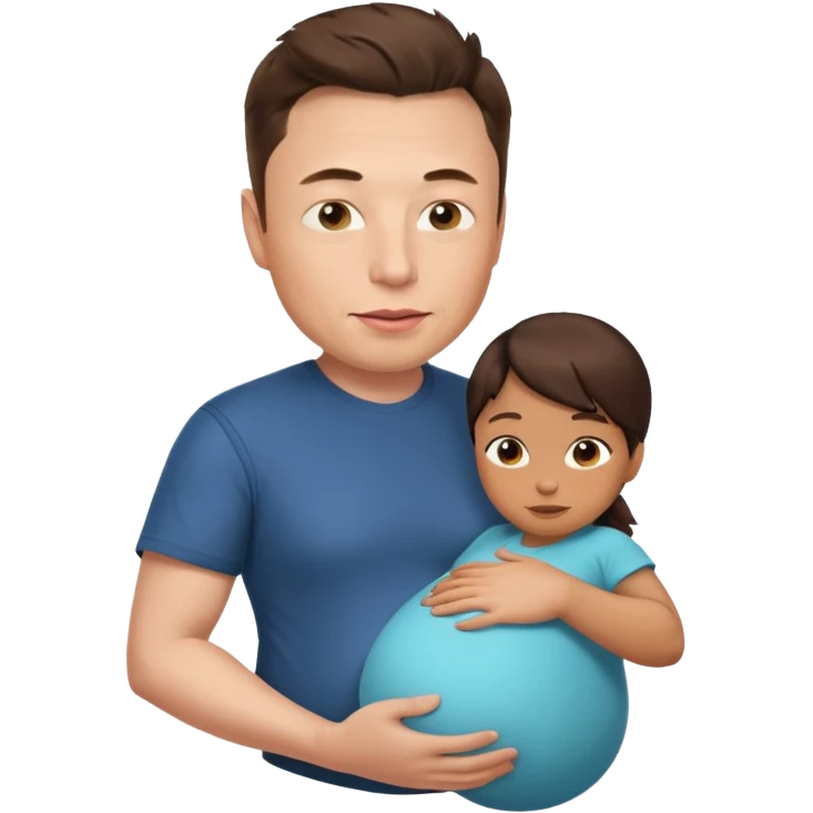 Elon musk pregnant emoji