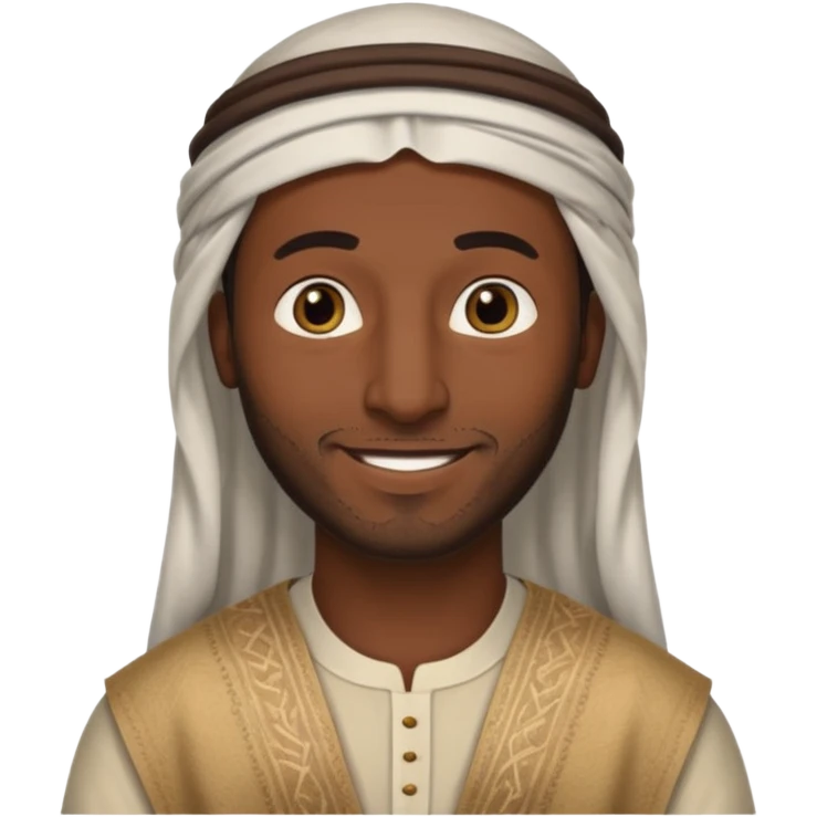 boaz - arab man from the bible no headdress  emoji