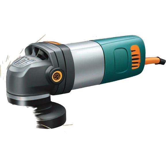 Angle grinder with sparks emoji