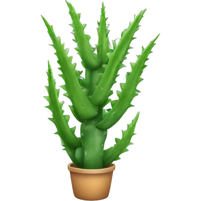 Aloe vera plant emoji