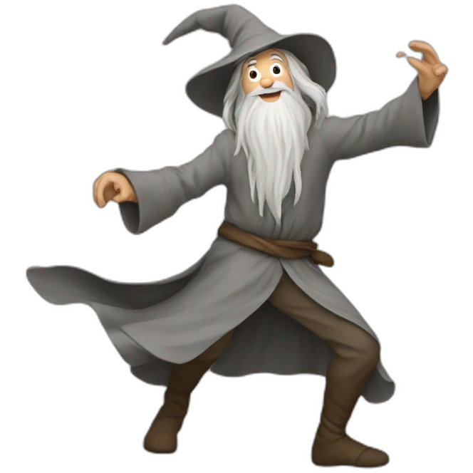 gandalf dancing emoji