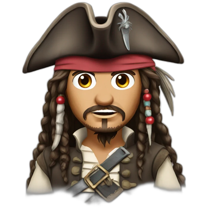 frozen jack sparrow emoji