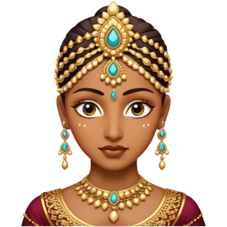 indian dancer face emoji