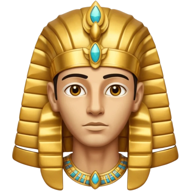 Pharaoh  male face character face only front face

 emoji