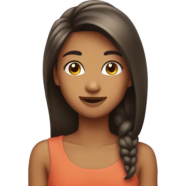 Flirty face emoji