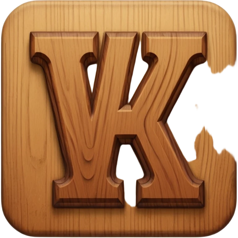 the word YES in brown colors emoji