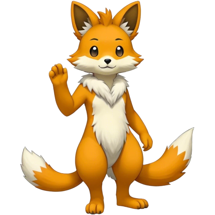 Anthro Sona Fakemon Full Body emoji
