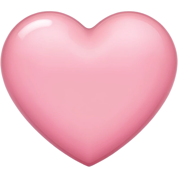 Heart light pink emoji