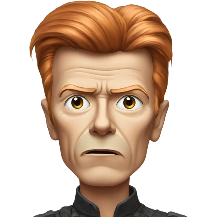 daavid bowie sad emoji