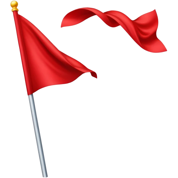 red flag emoji