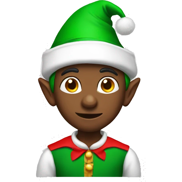 Christmas elf emoji