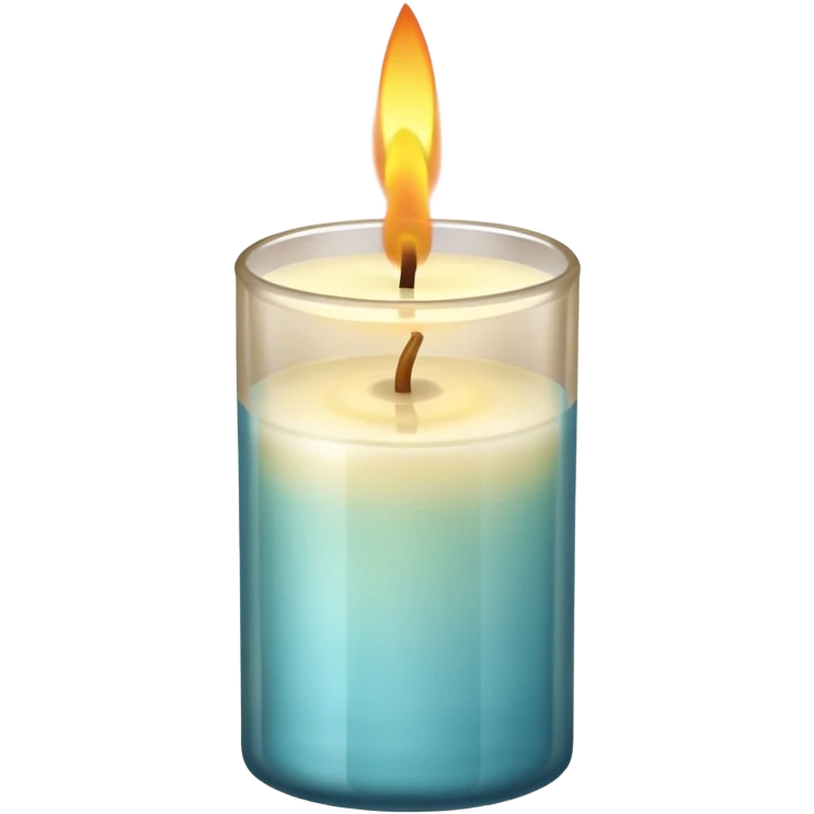 Elegant Glass Candle emoji