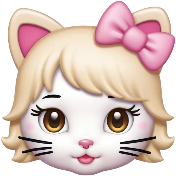 HELLO KITTU sanrio with mascara spoolie emoji