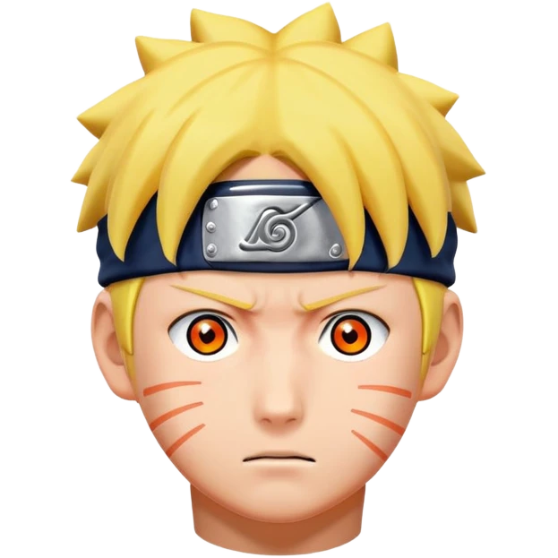 Uzumaki Naruto white power emoji