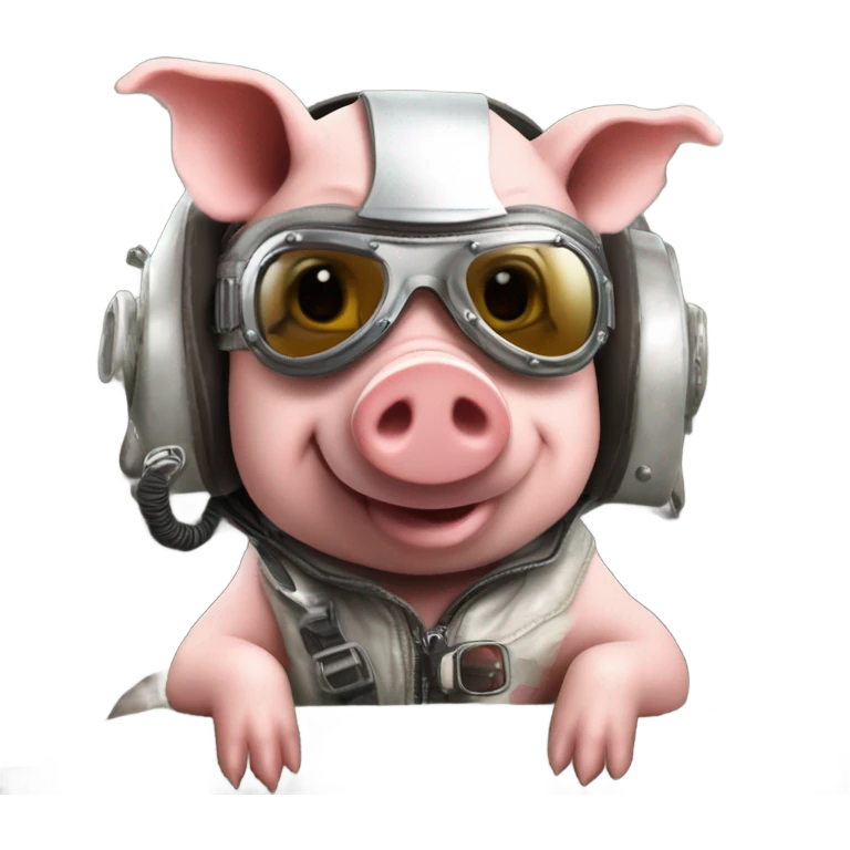 Piggy pilot emoji