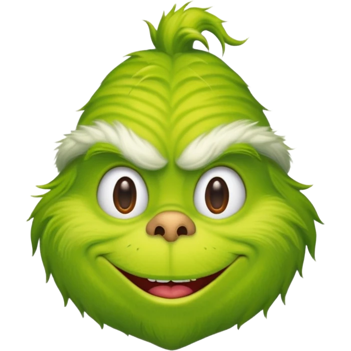 Un emoji de el Grinch emoji