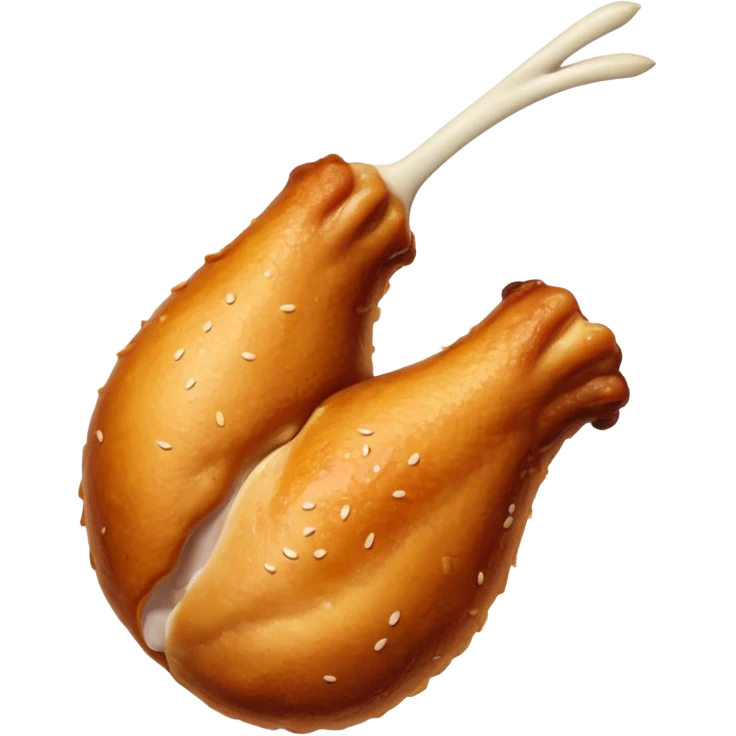chicken fry leg emoji