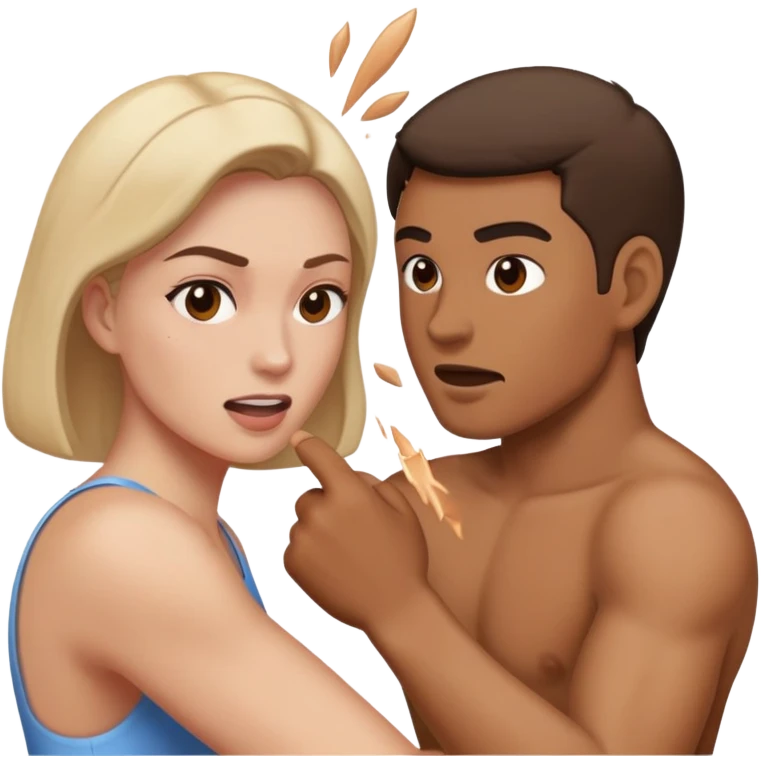 men hit women  emoji