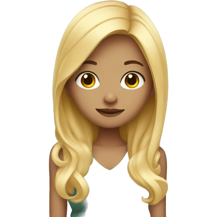 Blondw hair girl pregnant  emoji