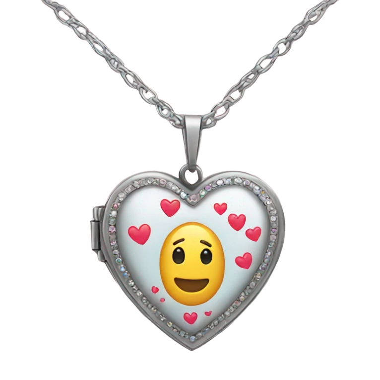 locket necklace  emoji