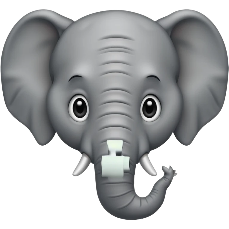 sad elephant emoji