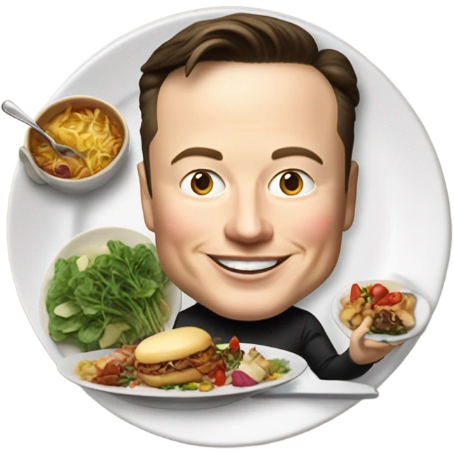 Food with elonmusk emoji