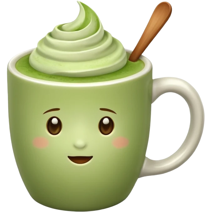 Matcha latte emoji