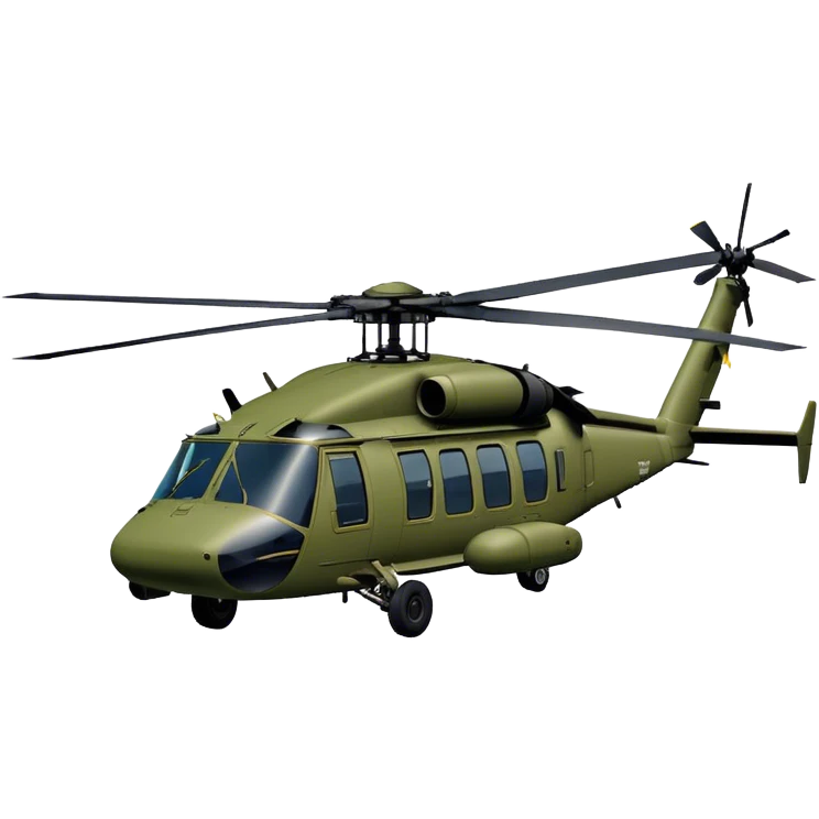 Sikorsky UH-60 Black Hawk - Sikorsky (Model Year: 2022) (Iconic colour: Olive green) emoji