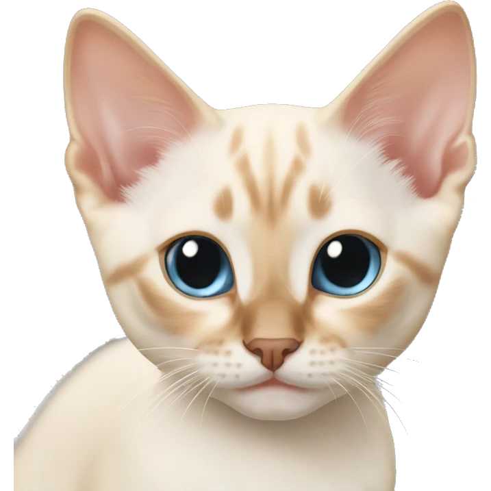 Flame point Siamese kitten  emoji