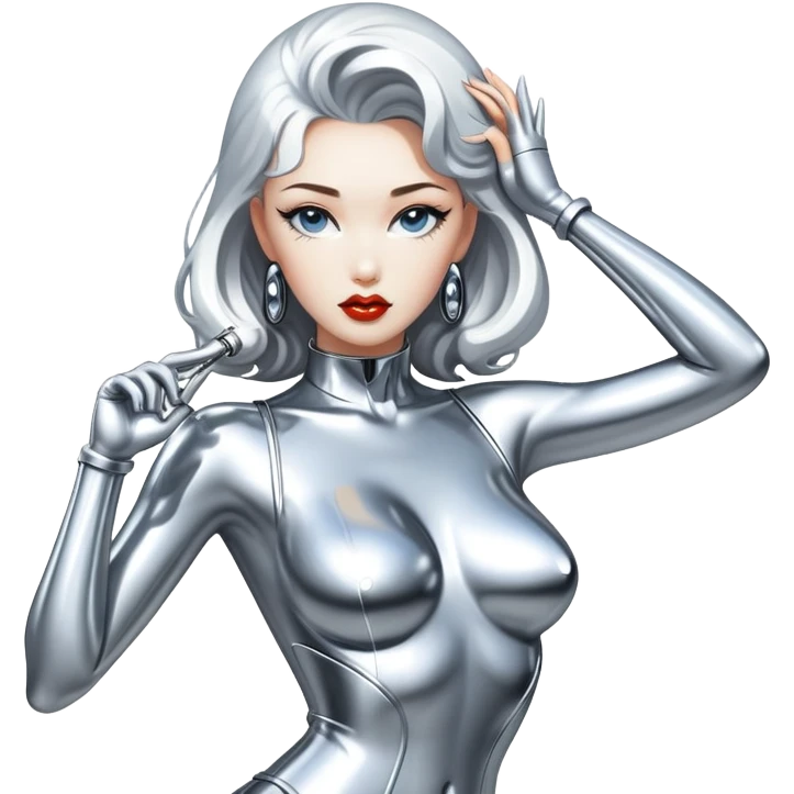 sorayama statue pin up sfw emoji