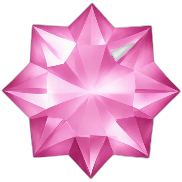 pink diamond star emoji