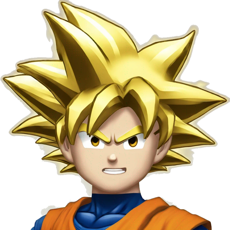 Goku super saiyen gold emoji