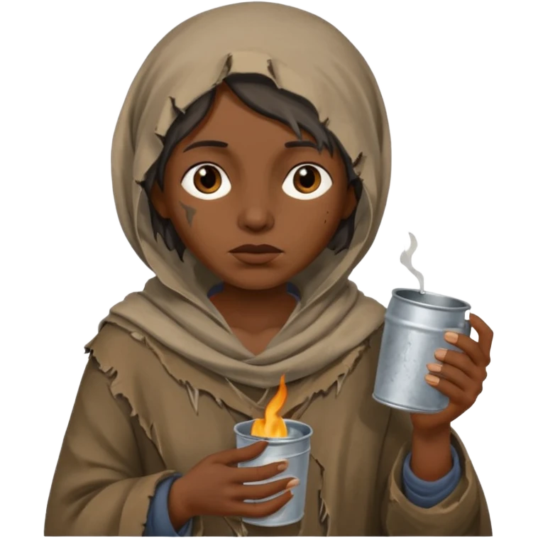 begger woman emoji