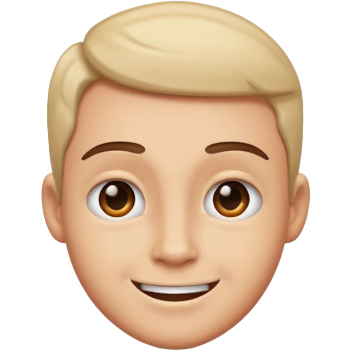 Cheeky but innocent smirk emoji