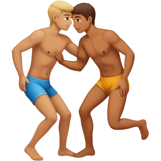 a person humping another person emoji