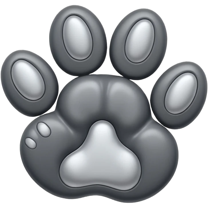 mac os icon paw cat emoji